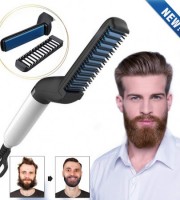 Hair & Beard Straightener Brush & Multifunctional Hair Comb